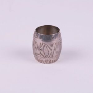 Russian silver baker in the shape of barrel. — image 2