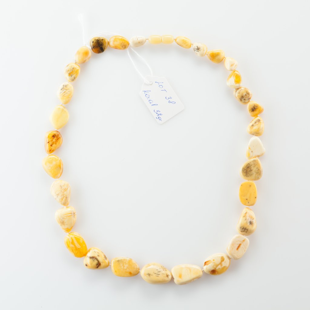 Natural Old Baltic Amber Butterscotch necklace. — image 1