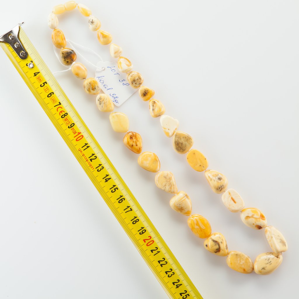 Natural Old Baltic Amber Butterscotch necklace. — image 2