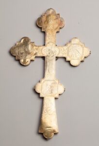 Russian cross with niello medallions — image 2