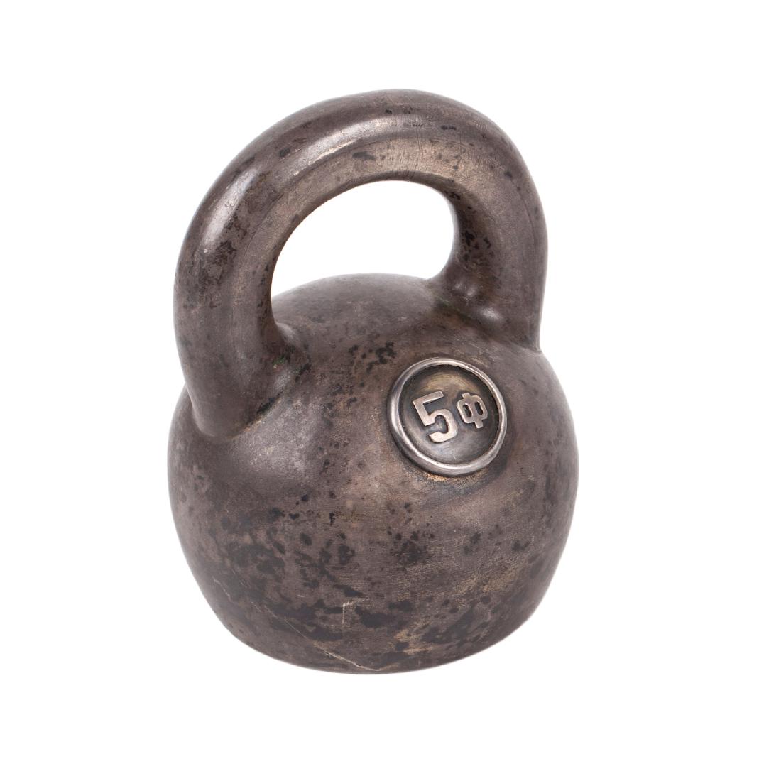 Russian ring bell in the shape of a weight — image 1