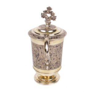 Russian silver-gilt cup with a lid — image 4