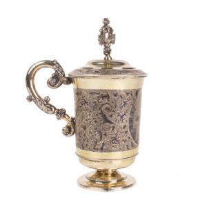Russian silver-gilt cup with a lid — image 5