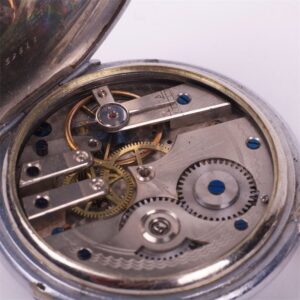 Triple calender with moonphase pocket watch — image 6