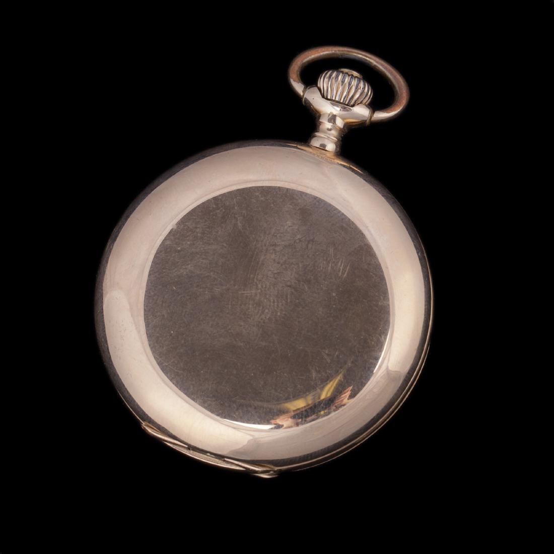 IWC 14K gold hunter case pocket watch — image 2