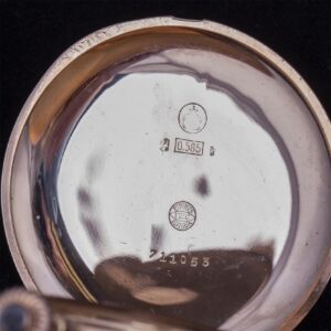 IWC 14K gold hunter case pocket watch — image 6
