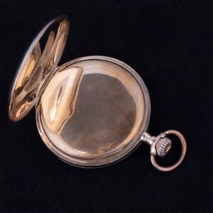IWC 14K gold hunter case pocket watch — image 7