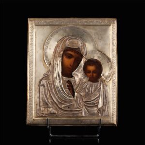 Russian icon of Mother of God of Kazan. 19th. — image 1