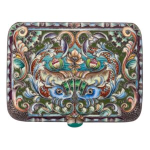 Russian silver-gilt and niello cigarette case — image 2