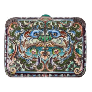 Russian silver-gilt and niello cigarette case — image 3