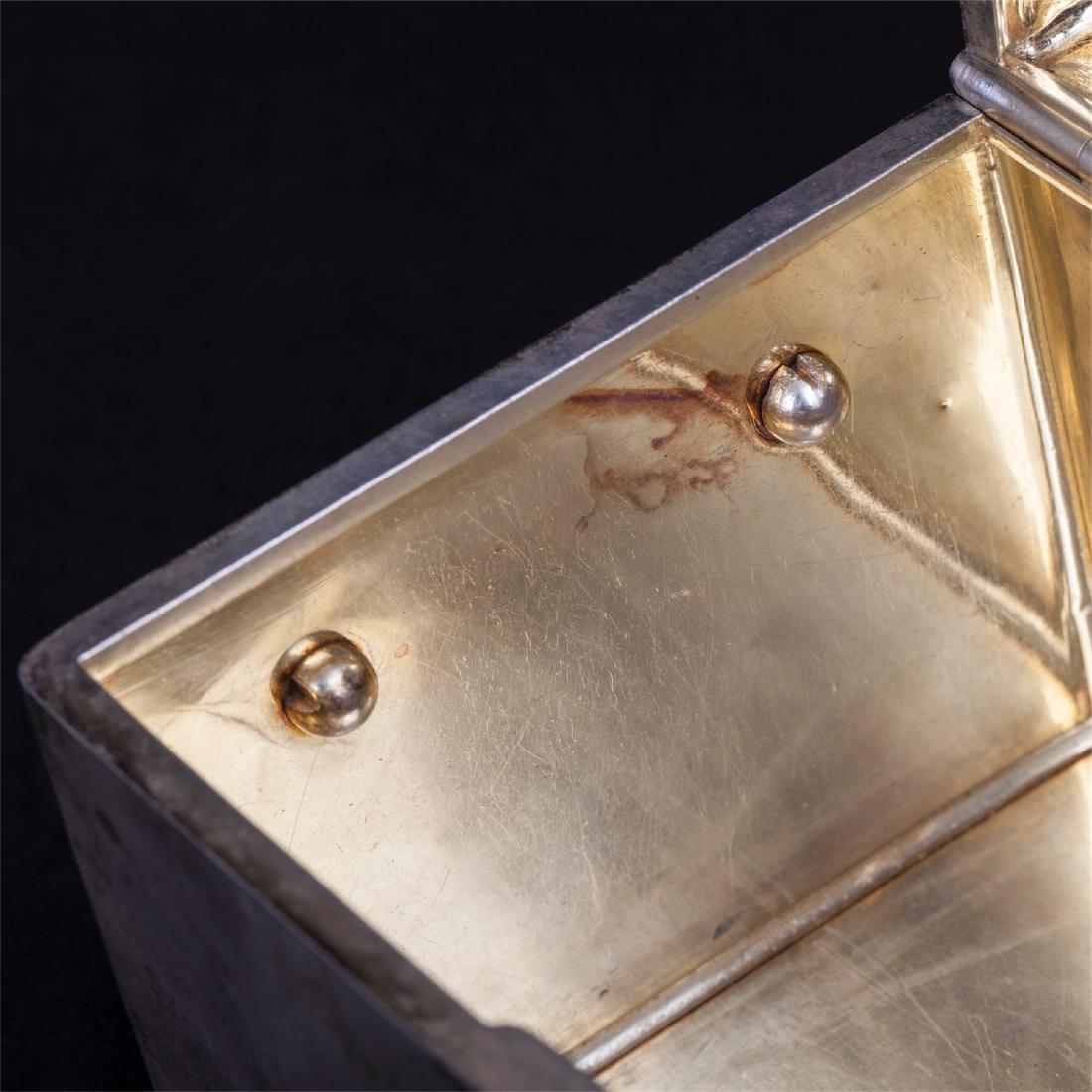 Silver casket with enamel plaque by V.Kangin — image 10