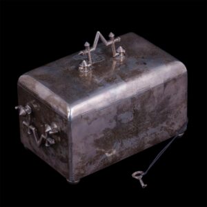 Silver casket with enamel plaque by V.Kangin — image 4
