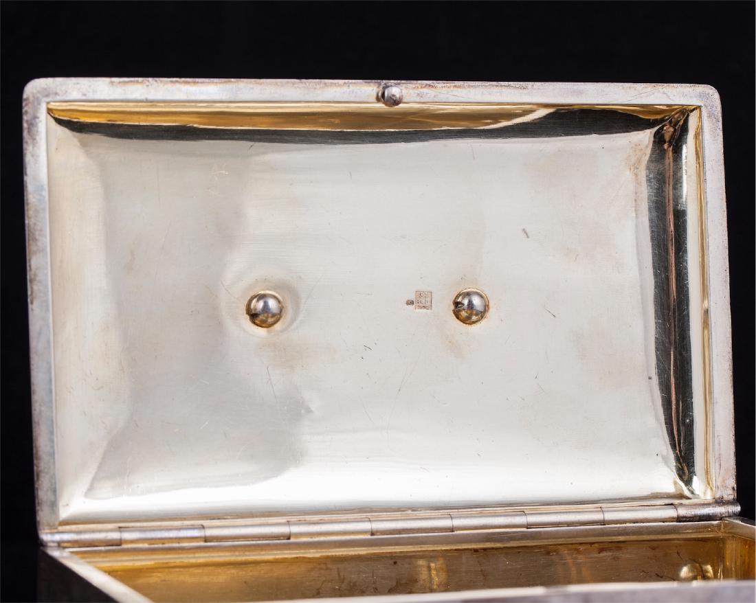 Silver casket with enamel plaque by V.Kangin — image 8