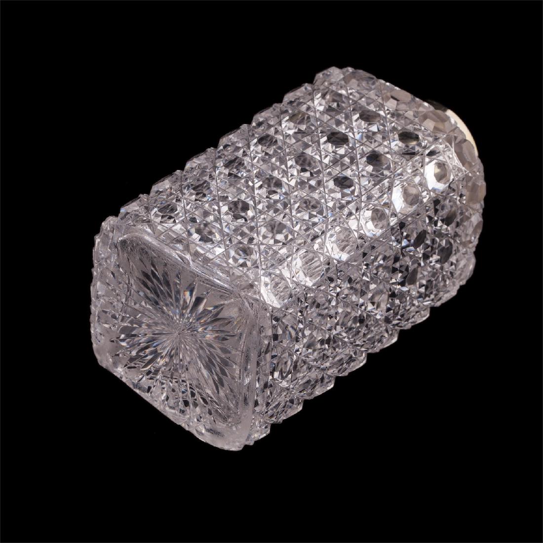 Unusual Russian Art Nouveau silver and cut-glass shtof — image 5