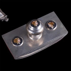Faberge silver inkwell set in Neoclassical style — image 2