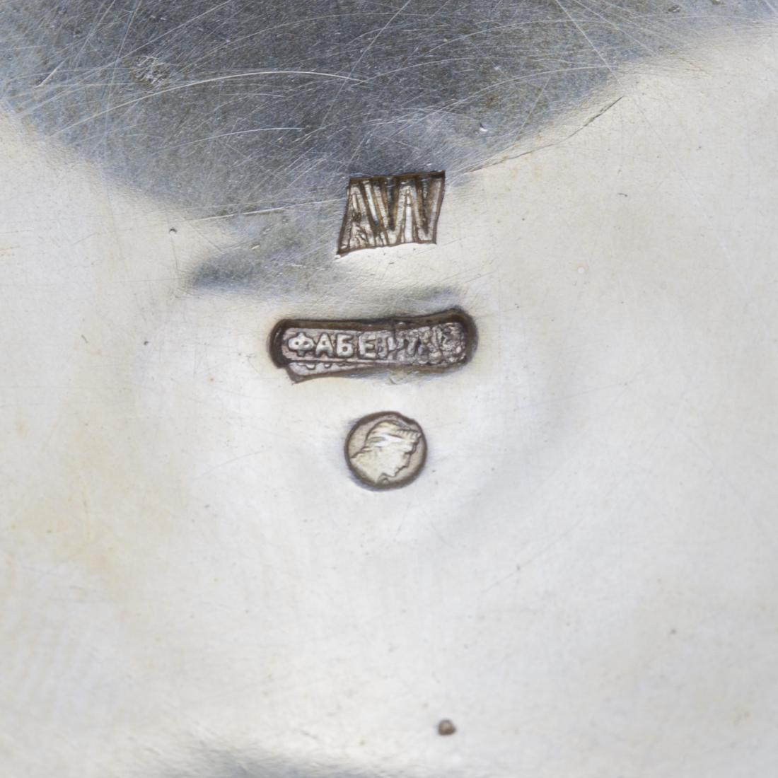 Faberge silver inkwell set in Neoclassical style — image 8