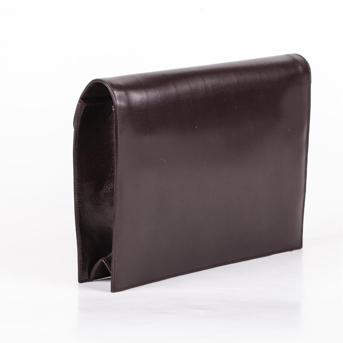 New Yves Saint Laurent leather clutch with gilt — image 2