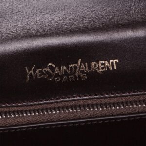 New Yves Saint Laurent leather clutch with gilt — image 3