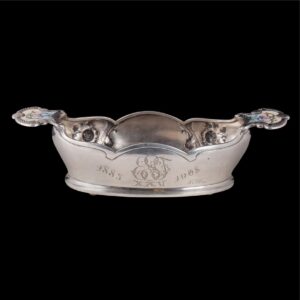 Russian silver and enamel bowl by O.Kurlukov — image 5