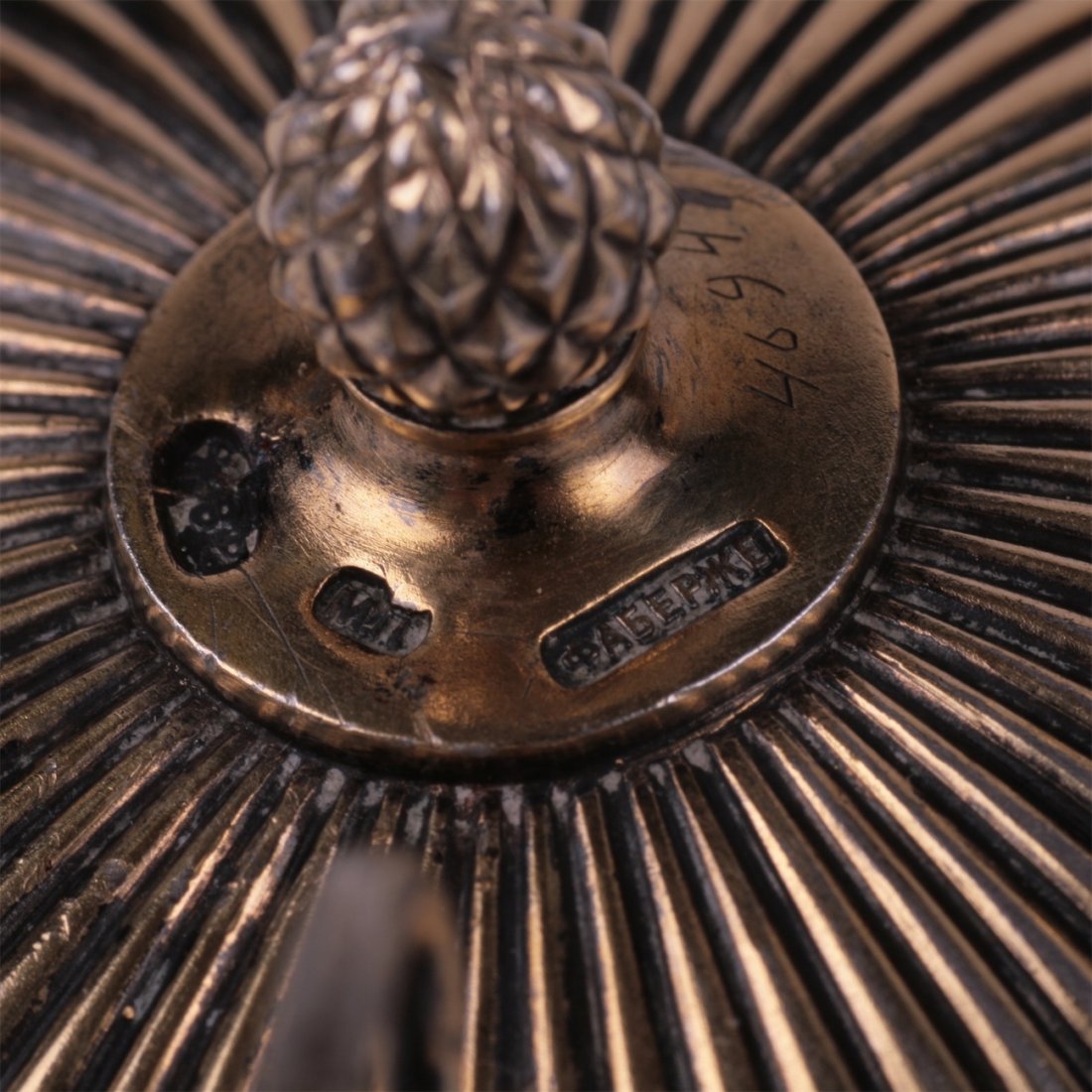 Russian silver baker. Faberge workshop. M.Perhin. — image 6