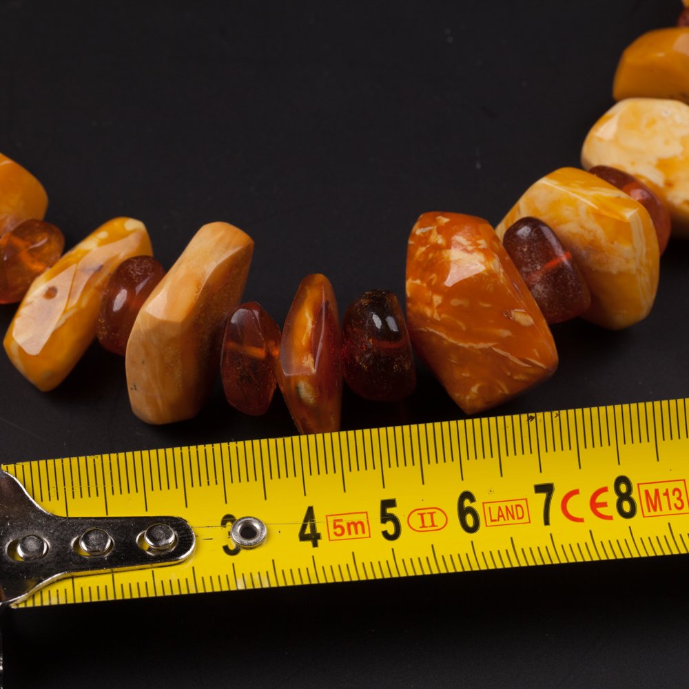 Antique amber necklace. — image 3
