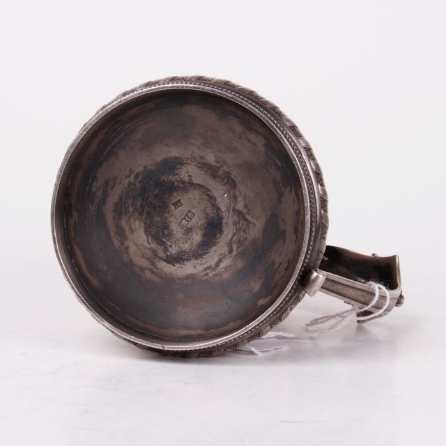 Russian silver and enamel tankard — image 6
