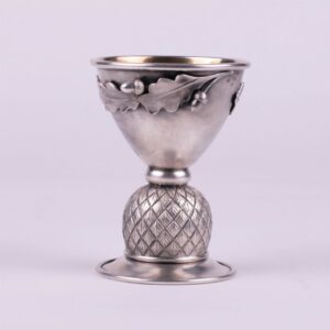Russian silver goblet. Faberge workshop. A. Wakeva. — image 2