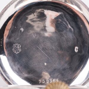 Silver pocket watch "Gustave Jacot Locle" with — image 4