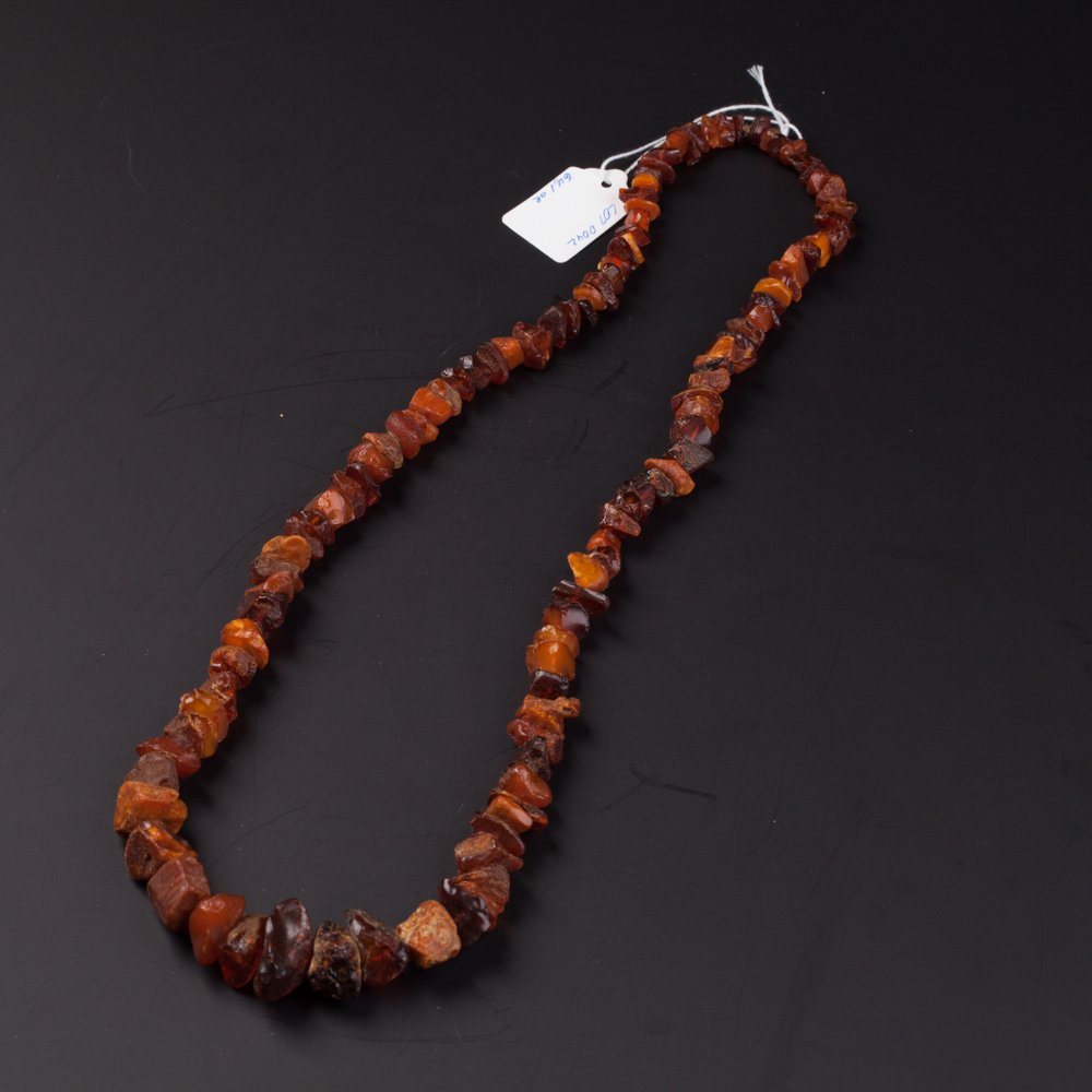 Antique amber necklace. — image 1
