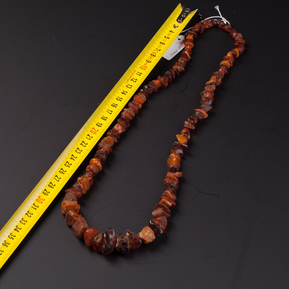 Antique amber necklace. — image 2