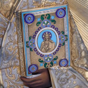 Icon of Saint Nikolay Wonderworker. Khlebnikov workshop — image 3
