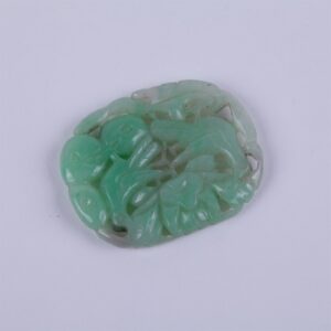 Jade carved plaque. — image 1