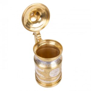 Russian engraved silver "a la russe" tankard — image 6