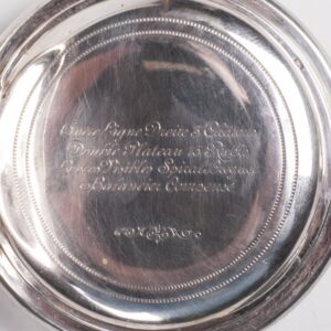 Silver hunter case pocket watch — image 8