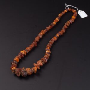 Antique amber necklace. — image 1