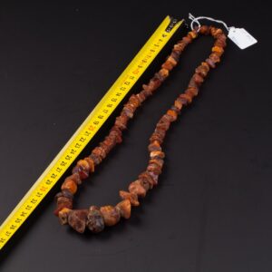 Antique amber necklace. — image 2