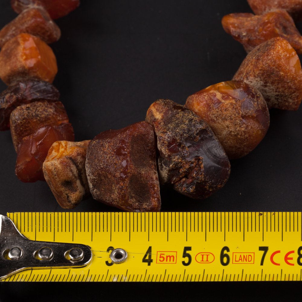 Antique amber necklace. — image 3