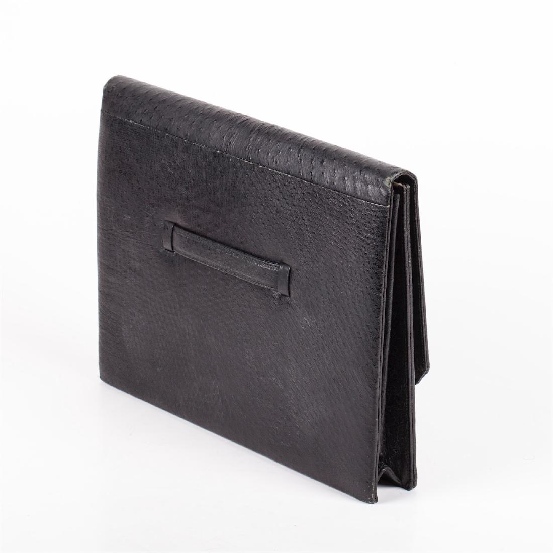 Art Deco ostrich bag with later additional magnetic — image 2
