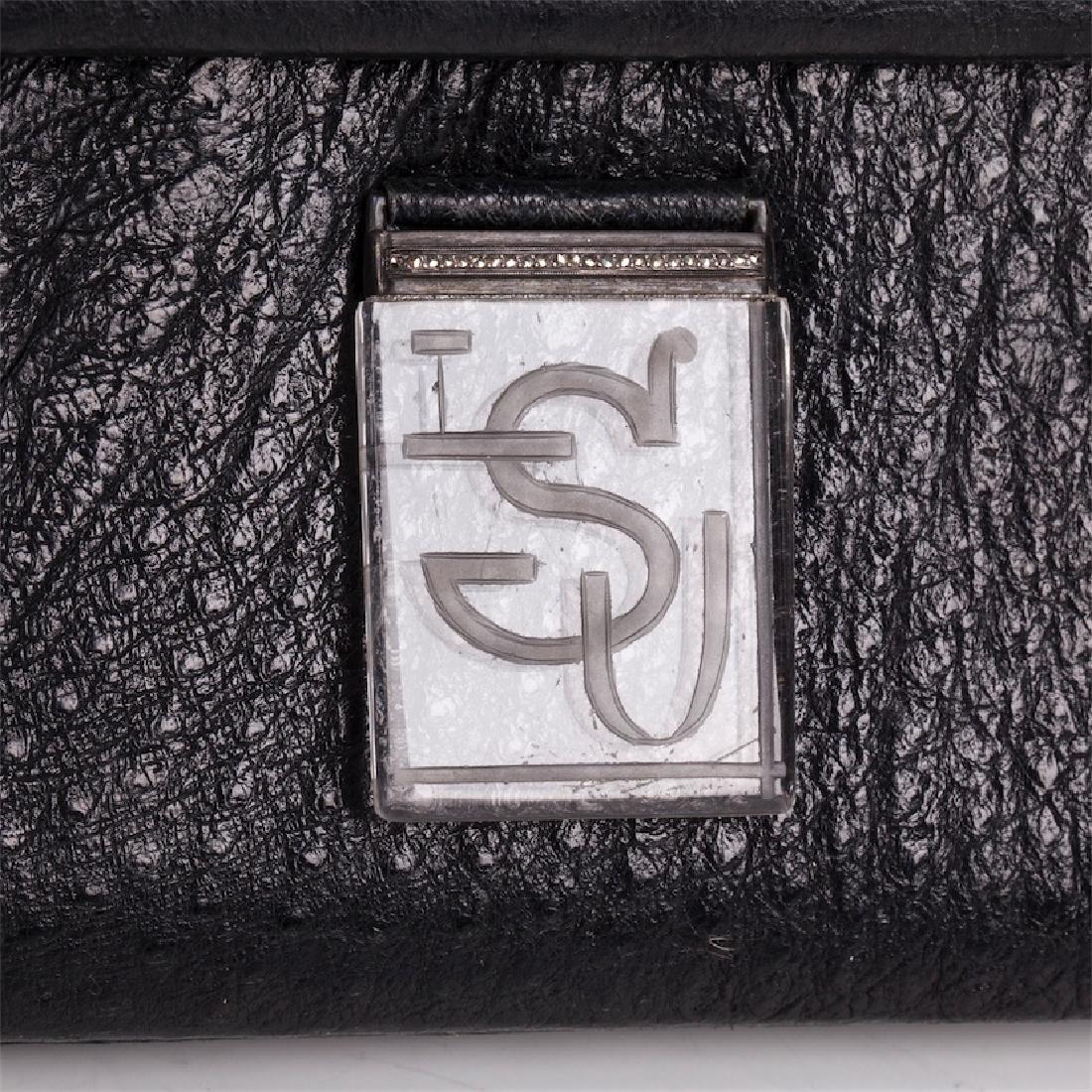 Art Deco ostrich bag with later additional magnetic — image 4