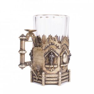 Russian "a la russe" engraved silver-gilt teaglass — image 4