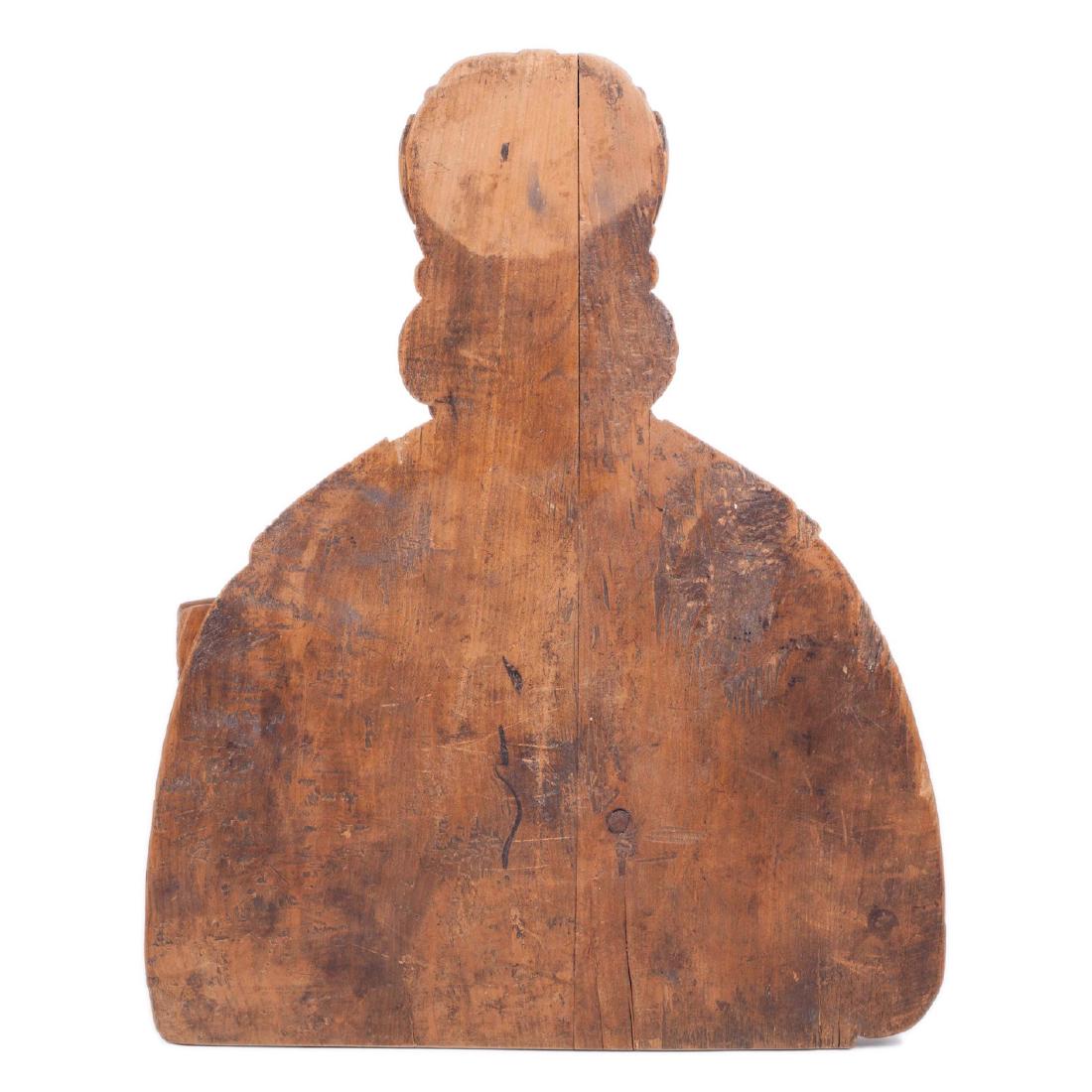 Russian carved wood figure of Saint Nikolay — image 4