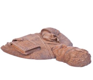Russian carved wood figure of Saint Nikolay — image 5