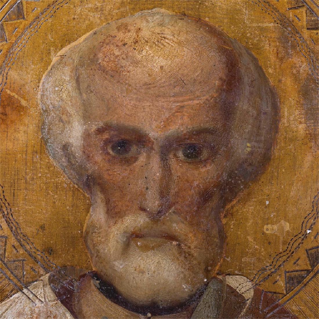 Icon of Saint Nikolay Wonderworker. Zakharovs workshop — image 2