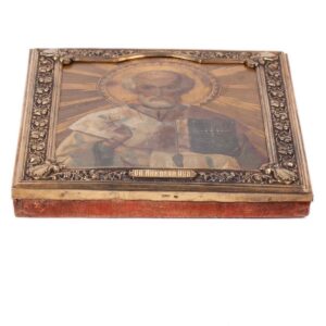 Icon of Saint Nikolay Wonderworker. Zakharovs workshop — image 5
