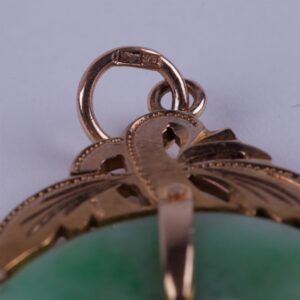Jade pendant with gold 9K. . — image 3