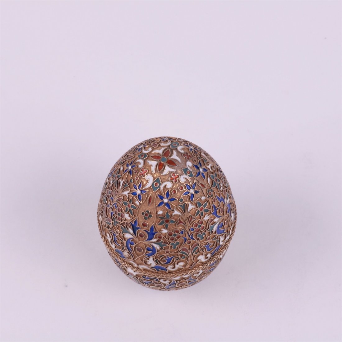 Massive easter silver egg. Workshop of I.Khlebnikov. — image 2