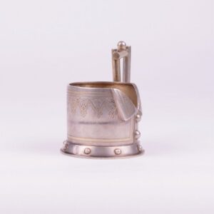 Russian silver "frock-coat" tea glass holder — image 2