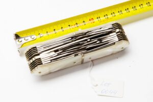Universal steel and mother-of-pearl flic knife. — image 7
