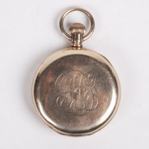 Gilded demi-hunter cased pocket watch "A.W.W Co" — image 5