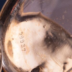 Gold open face pocket watch — image 4
